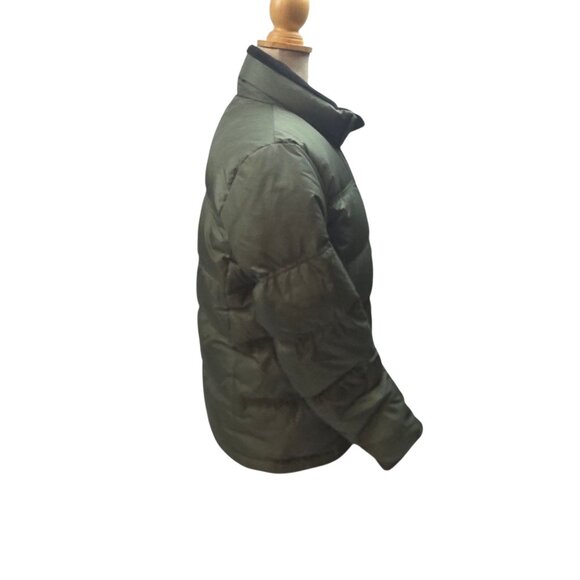 VTG Eddie Bauer Womens Goose Down Jacket Green Size S Winter Coat - Picture 7 of 11